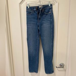 Madewell stove pipe jean